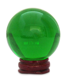 Green Crystal Gazing Ball (50 mm)