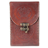 Celtic Pentagram Leather Tarot Deck Holder