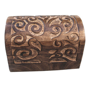 Spiral Tree Chest with Domed Lid