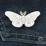 Luna Moth Enamel Pin