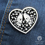 Skull Mates Enamel Pin