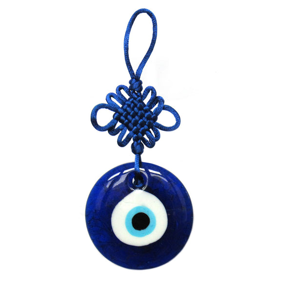 Evil Eye Wall Hanging with Lucky Knot