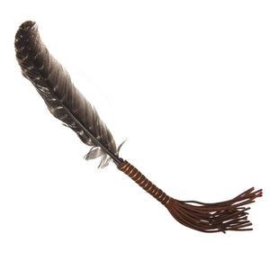 Leather-Wrapped Feather
