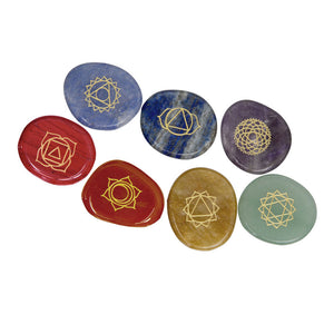 Engraved Chakra Stone Set (Boxed)