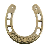 Brass "Good Luck" Horseshoe