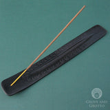 Black Wood Incense Burner