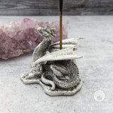 Silver Dragon Incense Burner