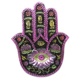 Black and Fuschia Hamsa Incense Burner