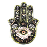 Black and Gold Hamsa Incense Burner