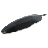 Black and Gold Feather Incense Burner