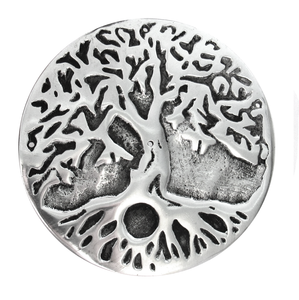 Tree of Life Metal Incense Burner