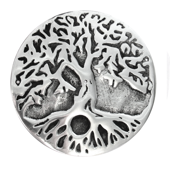 Tree of Life Metal Incense Burner