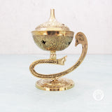 Brass Peacock Incense Burner