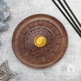 Carved Wood Incense Burner
