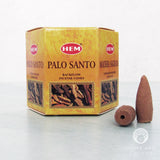 HEM Backflow Incense Cones - Palo Santo