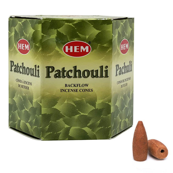 HEM Backflow Incense Cones - Patchouli