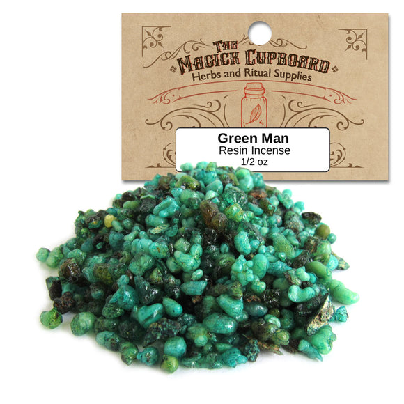 Green Man Resin Incense (1/2 oz)