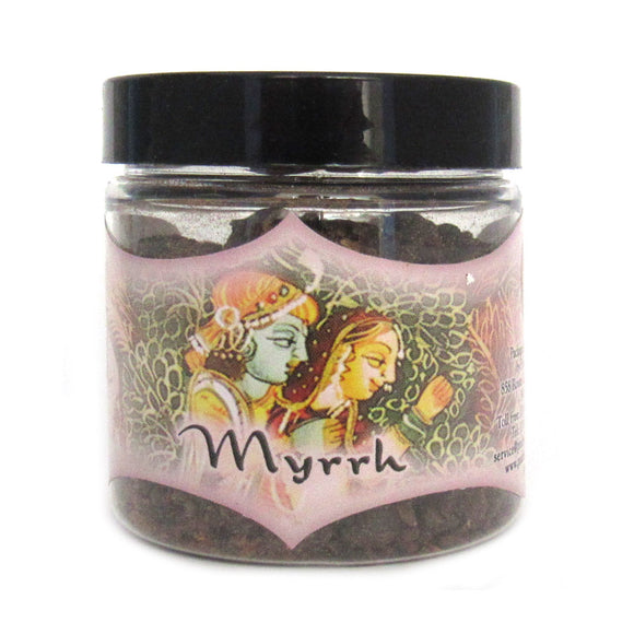 Myrrh Resin Incense Jar by Prabhuji's (2.4 oz)