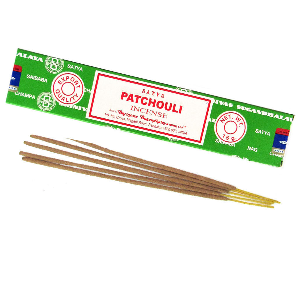Patchouli Incense Sticks (15 g) by Satya Grove and Grotto