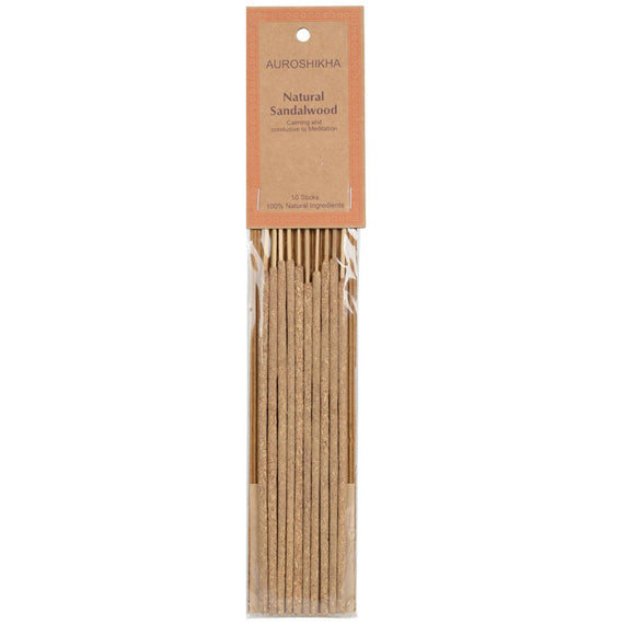 Auroshikha Resin Incense Sticks - Natural Sandalwood