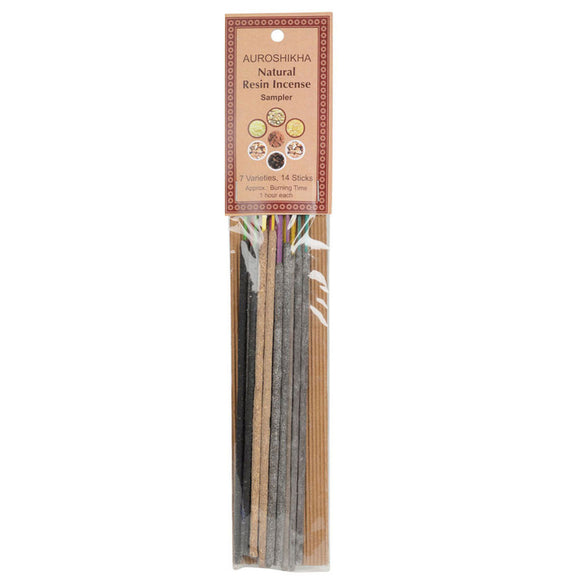 Auroshikha Resin Incense Sticks - Sampler Pack