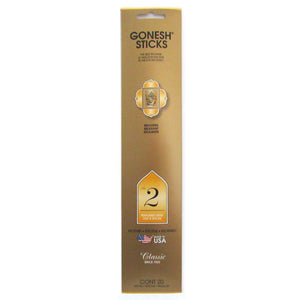 Gonesh Classic Incense Sticks (Package of 20) - #2 Oils and Spices