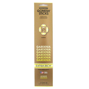 Gonesh Extra Rich Incense Sticks (Package of 20) - Gardenia