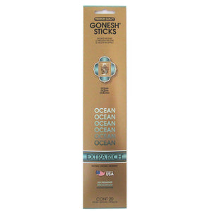 Gonesh Extra Rich Incense Sticks (Package of 20) - Ocean