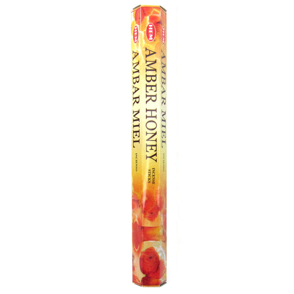 HEM Incense Sticks - Amber Honey (20 Sticks)