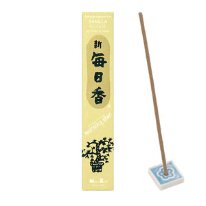 Morning Star Incense - Vanilla (Box of 50 Sticks with Holder)