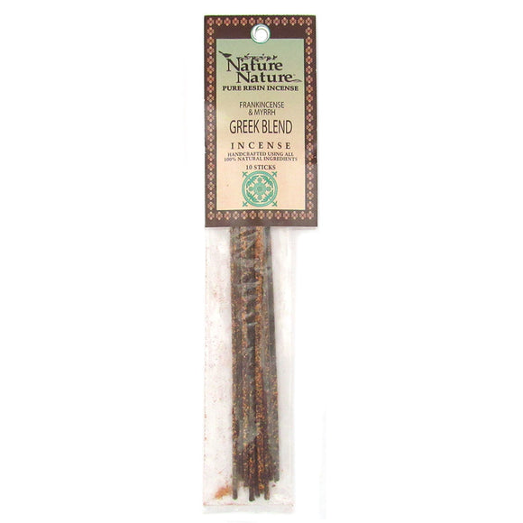 Nature Nature Incense Sticks - Frankincense and Myrrh (Greek Blend)
