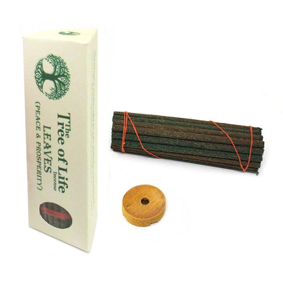 Tree of Life Tibetan Incense - Leaves (Peace & Prosperity)