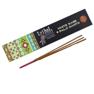 Tribal Soul Incense Sticks - White Sage + Palo Santo