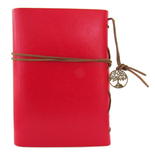 Faux Leather Tree of Life Journal (Red)