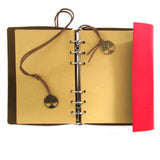 Faux Leather Tree of Life Journal (Red)