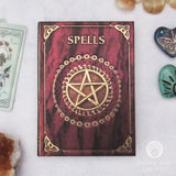 "Spells" Embossed Journal (Red)