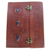 Giant Three-Stone Leather Journal