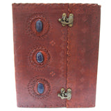 Giant Three-Stone Leather Journal