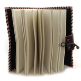 Sun and Moon Leather Journal with Latch