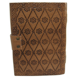 Celtic Cross Leather Journal with Latch