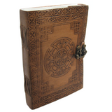 Celtic Cross Leather Journal with Latch