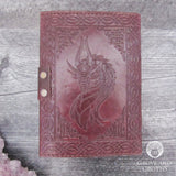 Celtic Dragon Leather Journal with Latch