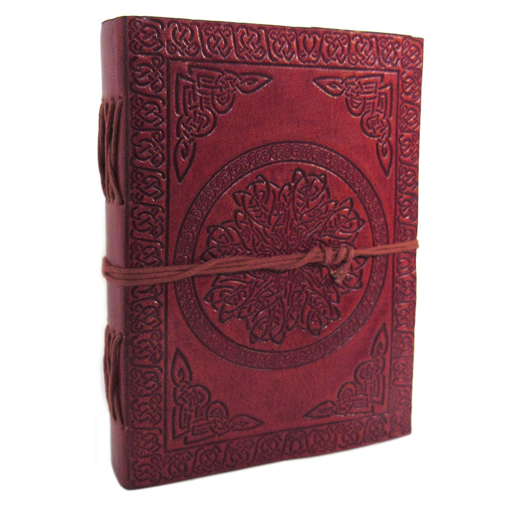 Celtic Mandala Leather Journal – Grove and Grotto