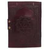 Chakras Leather Journal with Latch