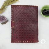 Dragon Leather Journal with Amethyst