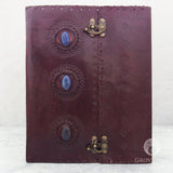 Giant Three-Stone Leather Journal
