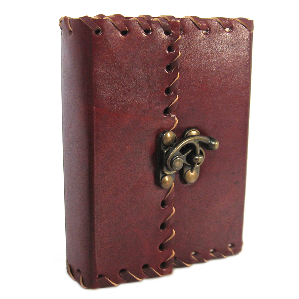 Small Leather Journal with Latch (5 Inches) Grove and Grotto