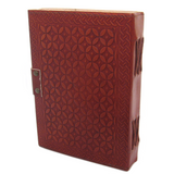 Triquetra Leather Journal with Latch