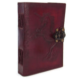 Unicorn Leather Journal with Latch