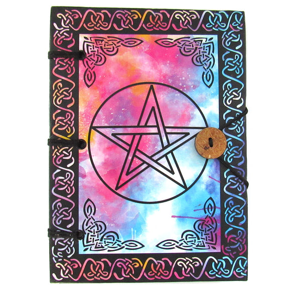 Pentagram Tie-Dye Hardcover Journal